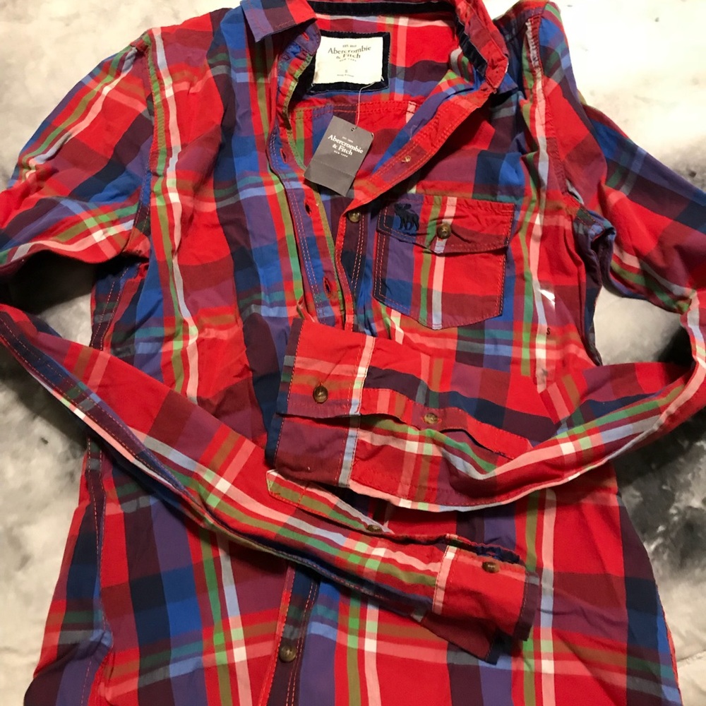 Red Plaid shirt NEW